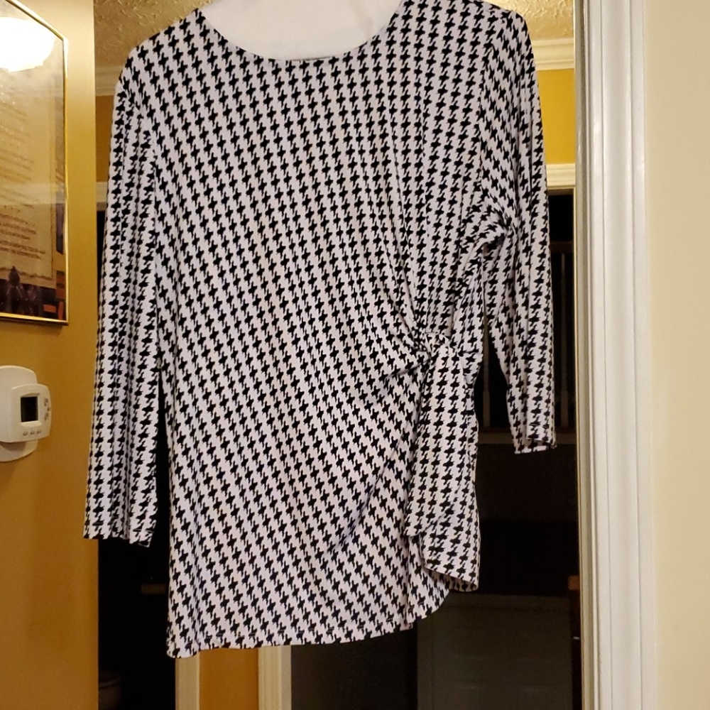 Blouse Houndstooth - image 1